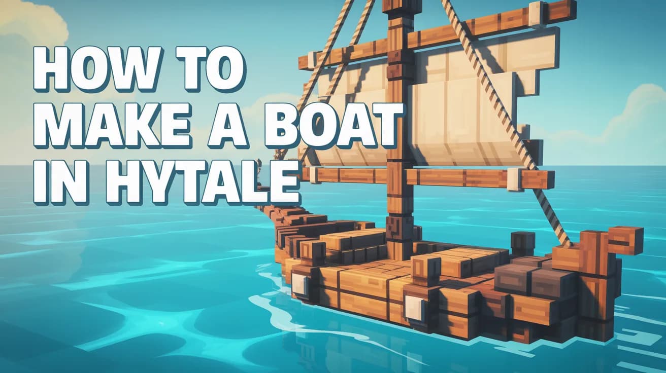 How to Make a Boat in Hytale